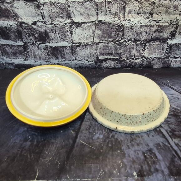 Vintage Peach Pie Holder Ceramic Pie Plate - Picture 4 of 6